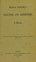 view Medical epidemics : glaucoma and iridectomy : a review.