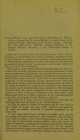 view Series of clinical cases (with observations) illustrating the views recently put forward by Dr. Brown-Séquard, as regards certain points connected with the physiology of the nervous system / by John W. Ogle, M.D.