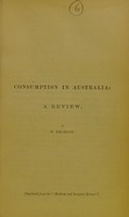 view Consumption in Australia : a review : W. Thomson.