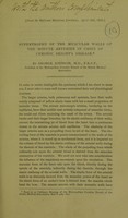 view Hypertrophy of the muscular walls of the minute arteries in cases of chronic Bright's disease / by George Johnson, M.D.