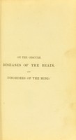 view Obscure diseases of the brain and mind / by Forbes Winslow.