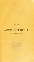 view Traité de zoologie médicale et agricole / par A. Railliet.