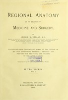 view Regional anatomy in its relation to medicine and surgery / By George McClellan.