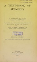 view A text-book of surgery / by Hermann Tillmanns.