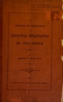 view A system of appliances for correcting irregularities of the teeth.