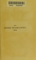 view British pharmacopoeia, 1914 / published under the direction of the General council of medical education and registration of the United Kingdom.