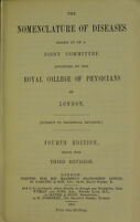 view The nomenclature of diseases / drawn up by a joint committee appointed by the Royal College of Physicians of London.