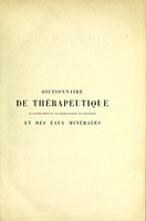 view Dictionnaire de thérapeutique, de matière médicale, de pharmacologie, de toxocologie et des eaux minérales / Avec la collaboration de MM. Debierre [and others].