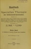 view Handbuch der speciellen Therapie innerer Krankheiten / herausgegeben von F. Penzoldt und R. Stintzing.