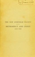 view Retrospective memoranda / by Sir Jonathan Hutchinson ; subject index and index of names compiled by Charles R. Hewitt.