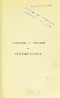 view A handbook of hygiene and sanitary science / by George Wilson.