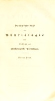 view Handwörterbuch der physiologie : mit rücksicht auf physiologische pathologie / In verbindung mit mehren gelehrten hrsg. von d. Rudolph Wagner.