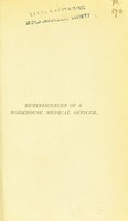 view Joseph Rogers, M. D : Reminiscences of a workhouse medical officer / edited with a preface, by Prof. Thorold Rogers.