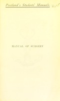 view Manual of surgery / by Alexis Thomson and Alexander Miles.