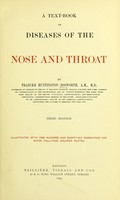 view A text-book of diseases of the nose and throat / by Francke Hunt ington Bosworth.