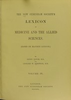 view The New Sydenham Society̓s Lexicon of medicine and the allied sciences : (based on Mayne̓s Lexicon) / by Henry Power and Leonard W. Sedgwick.