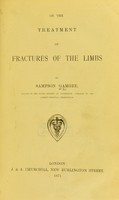 view On the treatment of fractures of the limbs.