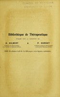 view Physiothérapie : mécanothérapie, rééducation, sports, méthode de bier, hydrothérapie / par [Albert] Fraikin [and others].
