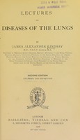 view Lectures on diseases of the lungs / by James Alexander Lindsay.