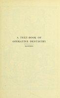 view A text-book of operative dentistry / by William Harper Owen McGehee.