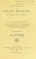 view Infancy and infant-rearing : an introductory manual / by John Benjamin Hellier.