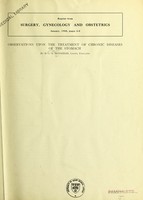 view Observations upon the treatment of chronic diseases of the stomach / by B.G.A. Moynihan.