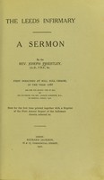 view The Leeds infirmary : a sermon / by ... Joseph Priestly.