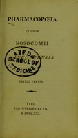 view Pharmacopoeia in usum nosocomii Mancuniensis.