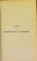 view Guide to the administration of anæsthetics / by Henry Davis.