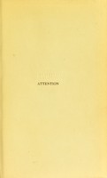 view Attention / by W.B. Pillsbury.