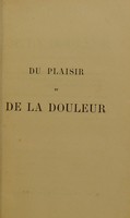 view Du plaisir et de la douleur.