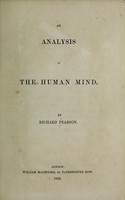 view An analysis of the human mind.