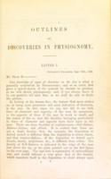 view Outlines of a new system of physiognomy : Indicating the location of the signs of the different mental faculties.