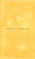 view Vegetarian and simple diet / by A.R. Kenney-Herbert (Wyvern).