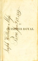 view Le cuisinier royal, ou, l'art de faire la cuisine et la pâtisserie, pour toutes les fortunes. Avec la manière de servir une table depuis vingt jusqu'à soixante couverts.