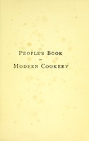 view The people's book of modern cookery / by Eliza Acton.