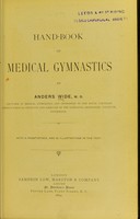 view Hand-book of medical gymnastics.