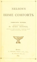 view Nelson's home comforts / by Mary Hooper.