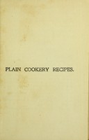 view Plain cookery recipes.