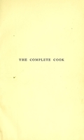 view The complete cook / by Lilian Whitling.