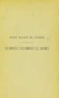view 150 maniéres d'accomoder les sardines / par A. Caillat.