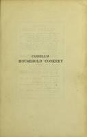 view Cassell's household cookery / by Lizzie Heritage ; with an introduction by J.L.W. Thudichum.