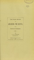 view The pulley method for advancing the rectus : with indications for its employment / by A. E. Prince.