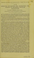 view On an improved optometer for estimating the degree of abnormal regular astigmatism / by John Tweedy.