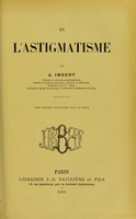 view De l'astigmatisme / par A. Imbert.