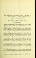 view The perfected prismometer : its practical advantages, construction, and various applications / by C. F. Prentice.