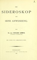 view Das Sideroskop und seine Anwendung / von Julius Andreae.