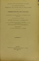 view Quelles sont les affections oculaires qui se présentent ordinairement pendant le cours de la pellagre : observations recueilles / par Joseph Ferradas y Rodriguez.