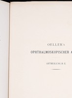 view Atlas of ophthalmoscopy / by J. Oeller ; the text translated into English by A. H. Knapp.