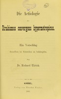 view Die Aetiologie des Strabismus convergens hypermetropicus : eine Vorschlag denselben im Entstehen zu bekämpfen / von Richard Ulrich.